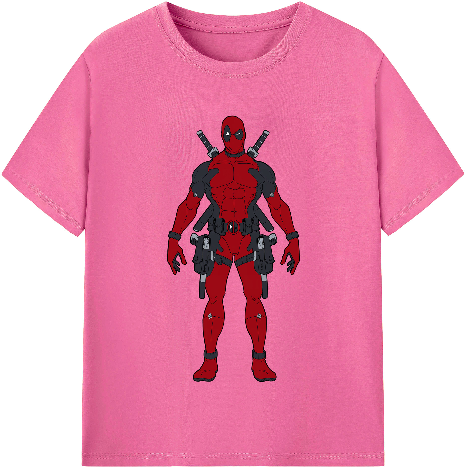 （画像用） Deadpool デッドプール レディースカジュアルプリントTシャツ（綿100％）